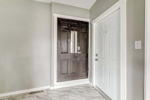 Front door to apartment 