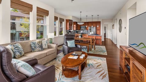 Pili Mai Resort at Poipu #13L - Living Great Room - Parrish Kauai