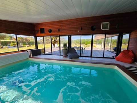 Indoor pool, a heated pool