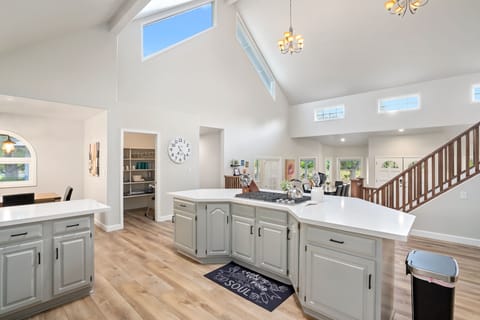 So much natural light in the Great Room