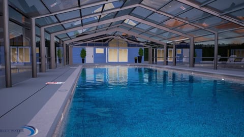 Indoor pool, a heated pool