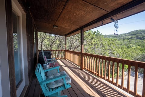 Balcony view with outdoor seating