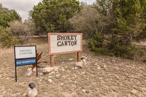 Smokey Canyon entryway sign