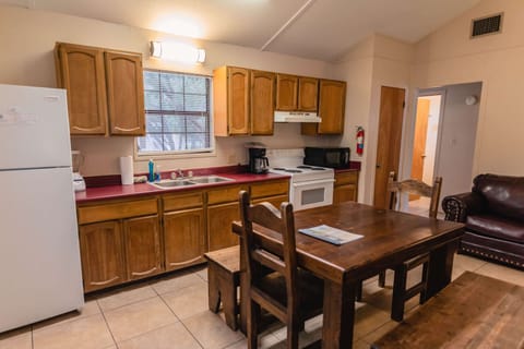 Kitchen + dining area view