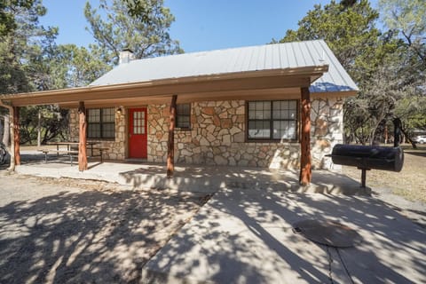 Front exterior view of cabin