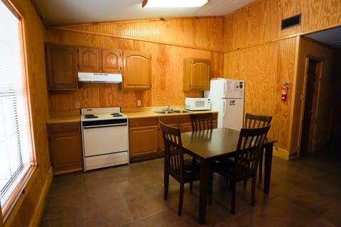 Kitchen + dining area view