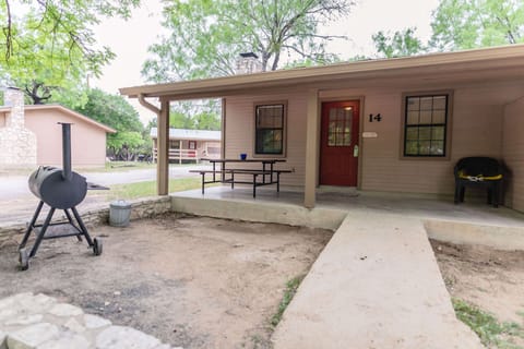 Front exterior view of cabin