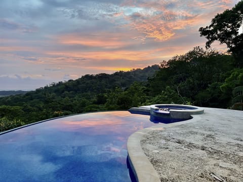 Outdoor pool, an infinity pool