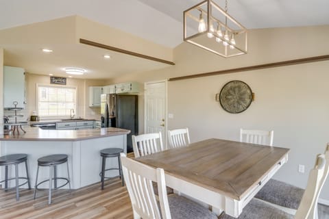 Dining Area & Kitchen | Open Floor Plan