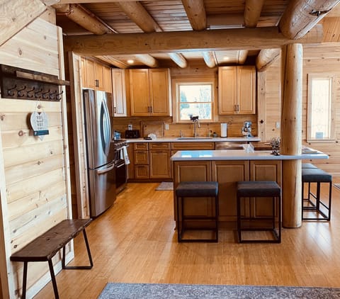 Front view of kitchen