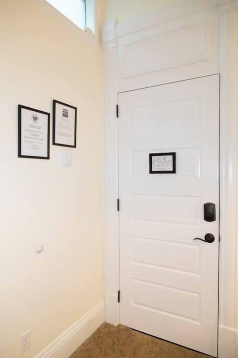 Spacious living room. The couch turns into a sleeper sofa. HD TV with cable.