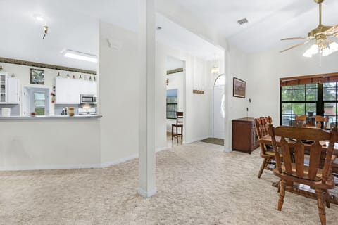 Entry into the house