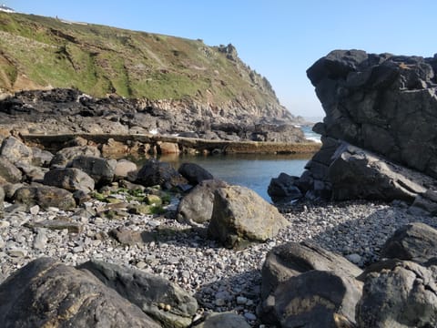 The pool at Cape makes swimming possible however rough the sea