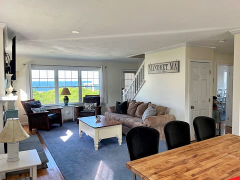 Spacious Living Room with Ocean Views