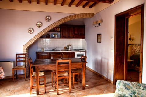 Dining area with kitchenette