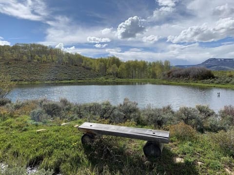 One of three ponds that is stocked