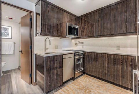 Updated kitchen with stainless appliances