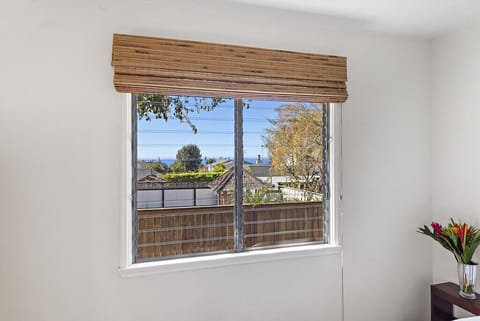 View of the sea from the master bedroom