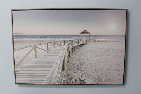 Beach nearby, beach towels