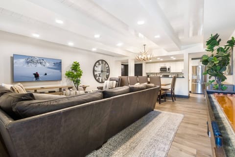 Expansive Living, Dining and Kitchen Area