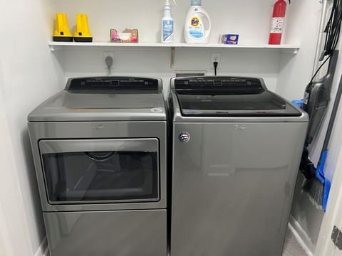 Laundry Room.  Full Size Washer and Dryer
