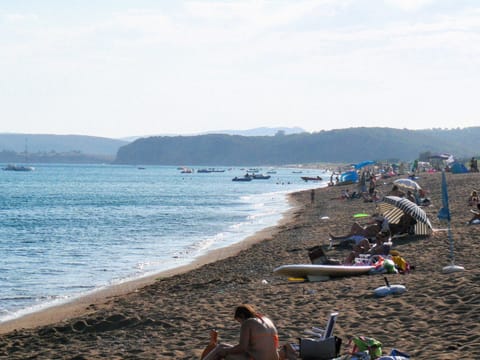 Sun loungers, beach towels