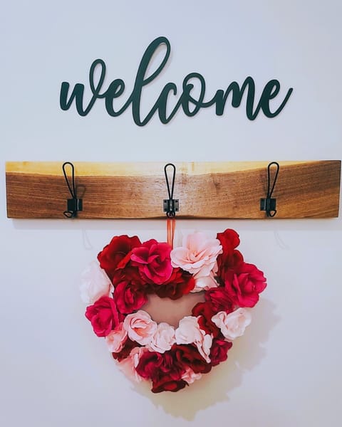 Welcome! Place your shoes and coats here. Here you can locate keys to enter / exit the building from Jackson St.