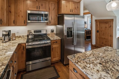 Kitchen and living area on main level