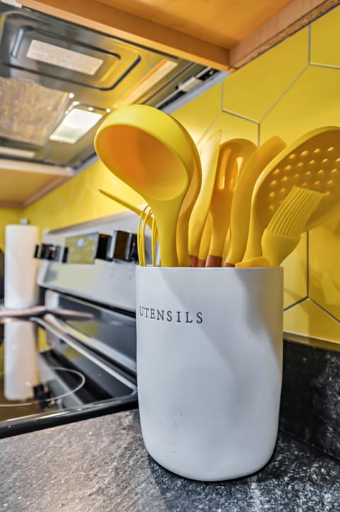 Make dinner for friends and family in our fully stocked and decorated kitchen!