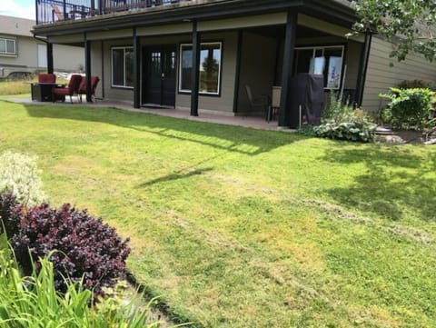 Your private entrance and backyard space