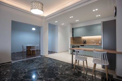 Enjoy time with friends and family in the dining table