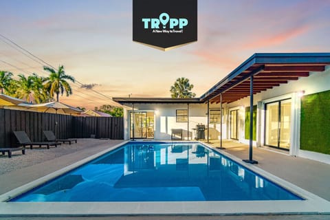 Private heated pool home