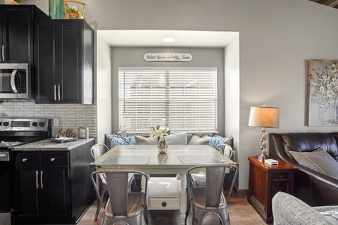 Gather around the table and create unforgettable memories as you start your day with a hearty breakfast made in your full kitchen or wind down and share stories over dinner - because good food and great company make for the best moments.