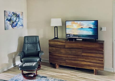 A reading space and premium cable is included in the Master Suite