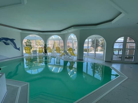 Indoor pool, a heated pool