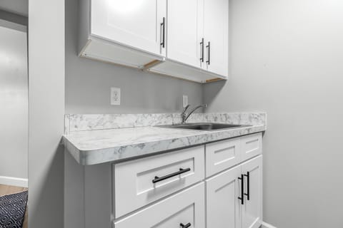 This bright and airy kitchen is perfect for cooking up a storm or simply enjoying a leisurely breakfast.