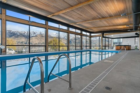 Indoor pool, a heated pool