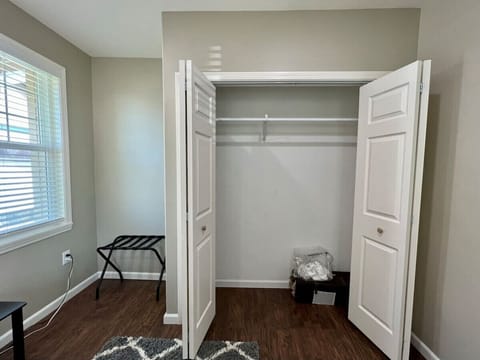 Closet in the Queen Bedroom One - great storage space for your clothing.