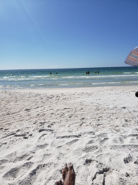 On the beach