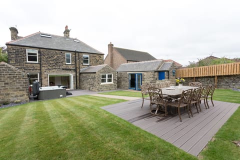 Rear Garden with Hot tub and seating