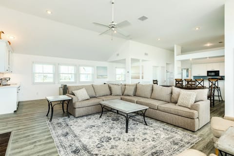 Plenty of comfortable seating for everyone to relax