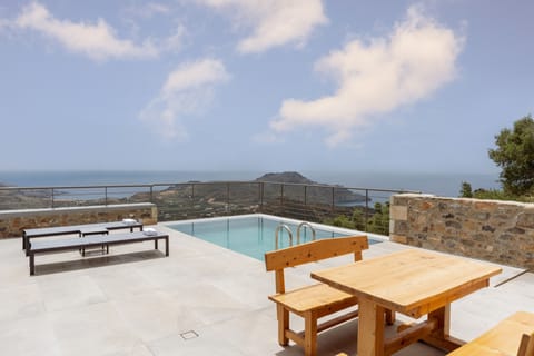 Unique view of the bay from the villa 