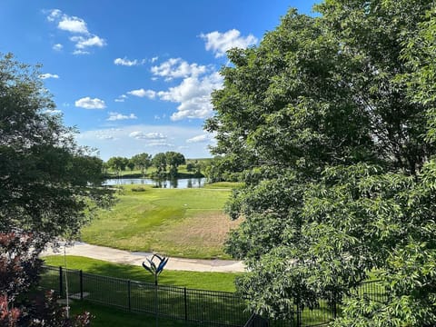 Golf course view from the second floor deck