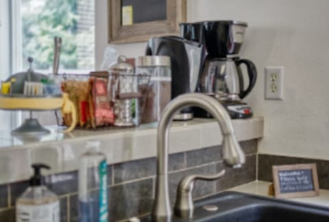 Tons of snacks and coffee options for you to enjoy during your stay. We don't want anyone to start their trip hungry around here!