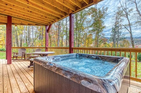 Outdoor Hot Tub with a View