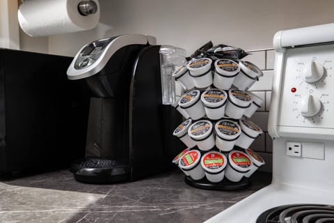 Enjoy a starter supply of McCafe coffee as well as samples of locally made Spirit Bear dark roast. 