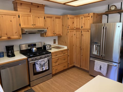 All stainless steel appliances 