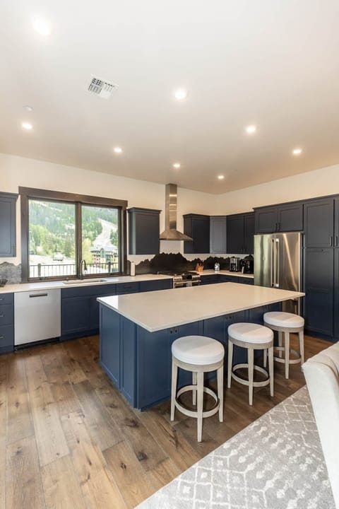 Fully stocked kitchen
