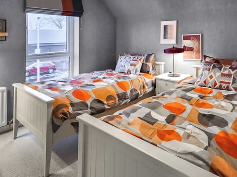 Twin bedroom | Miller Time, Croy, near Inverness