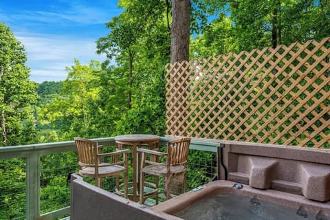 Includes private hot tub.